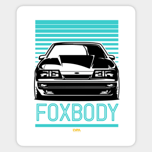 Foxbody 5.0 Ford Mustang 4 Eye Sticker